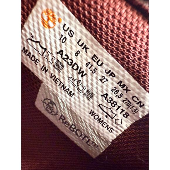 Timberland Dausette Burgundy Women's Size 10 Sneakers Boots Nubuck Suede Shoes - Picture 7 of 12